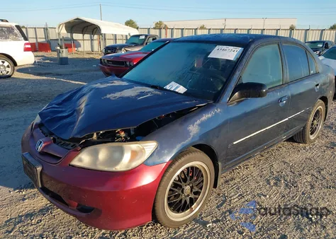 2004 Honda Civic Lx из США, поврежденный, VIN 2HGES16514H547371